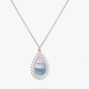 Milan Chiva Pendant Necklace ~ 16 inch Chain